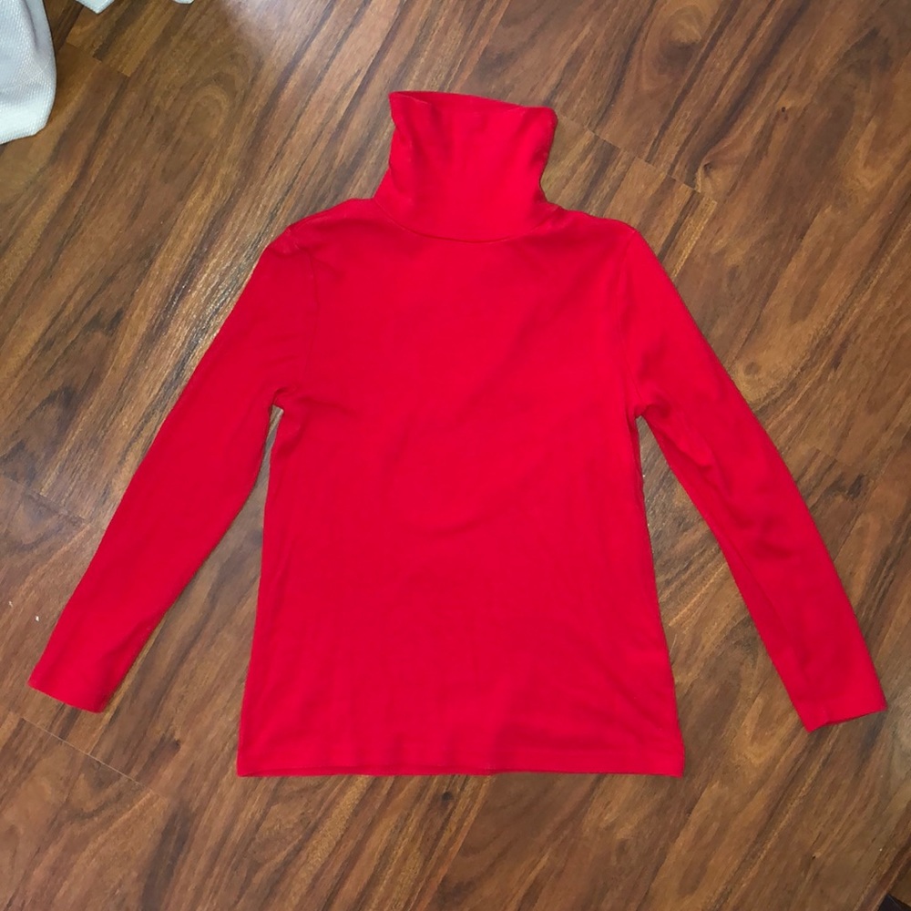 Red Turtleneck Longsleeve